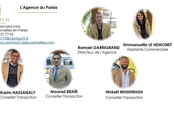 l'équipe de l'agence Agence du Parisis