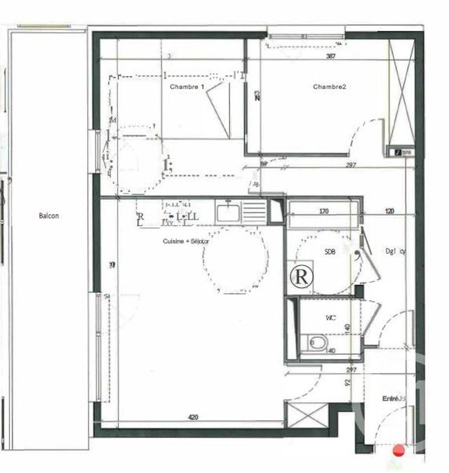 Appartement F3 à louer GENNEVILLIERS